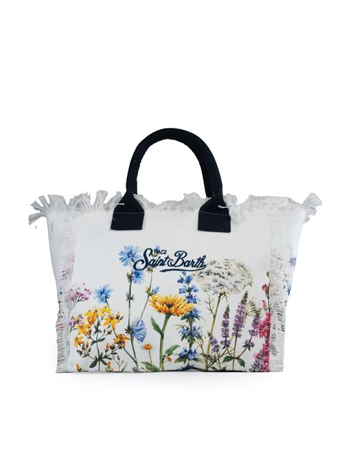 Borsa Vanity Floral Garden in cotone Mc2 Saint Barth | VANITY06646H FLORAL GARDEN 01
